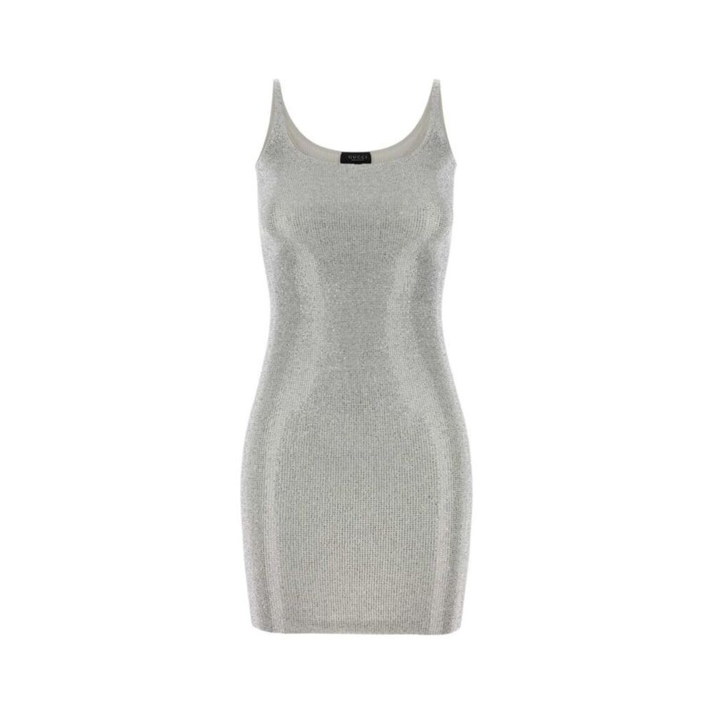 Gucci Women Embellished Jersey Mini Dress